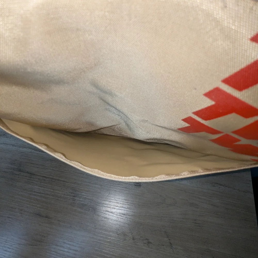 Vintage TWA Airline Beige‎ Getaway Vacation Carry On Messenger Tote Bag